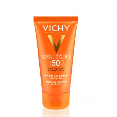 Comprar VICHY SOLEIL SPF 50+ CREMA FACIAL ACABADO SECO 50 ML al mejor precio en Farmacia4Estaciones, tu farmacia online Comprar VICHY SOLEIL SPF 50+ CREMA FACIAL ACABADO SECO 50 ML