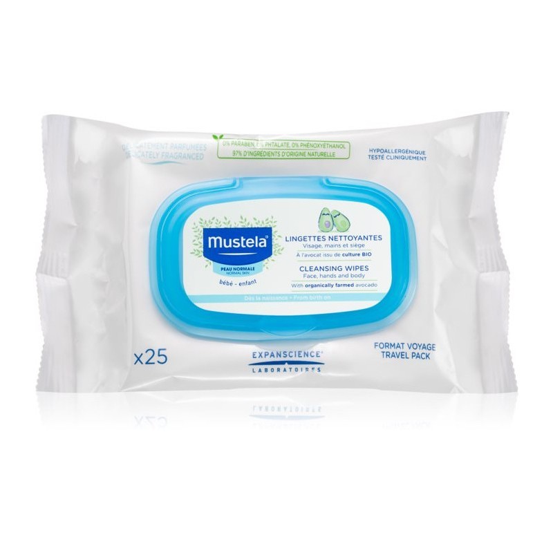 Comprar mustela toallitas para la cara 25 toallitas a precio online