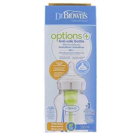 Comprar BIBERÓN BOCA ANCHA TETINA NIVEL 2 330 ML al mejor precio en Farmacia4Estaciones, tu farmacia online Comprar BIBERÓN BOCA ANCHA TETINA NIVEL 2 330 ML