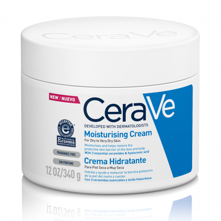 Comprar CERAVE CREMA HIDRATANTE 340 G al mejor precio en Farmacia4Estaciones, tu farmacia online Comprar CERAVE CREMA HIDRATANTE 340 G