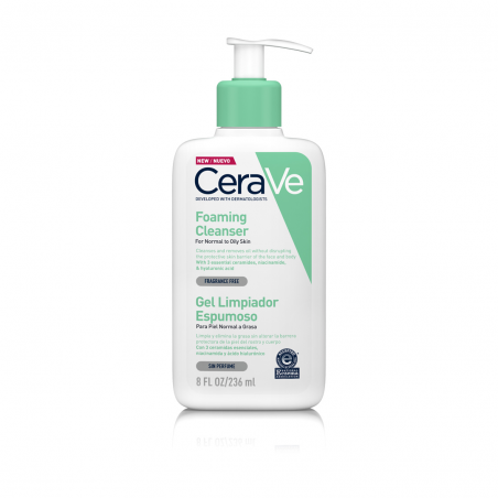 Comprar cerave gel limpiador espumoso 236 ml