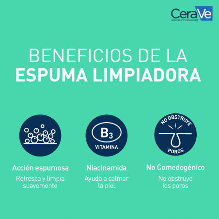 Farmacias del Ahorro, CeraVe Gel Limpiador Espumoso 473 ml