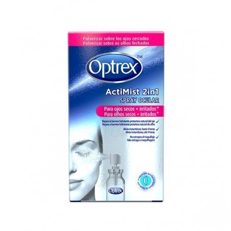 Comprar OPTREX ACTIMIST OJOS SECOS E IRRITADOS al mejor precio en Farmacia4Estaciones, tu farmacia online Comprar OPTREX ACTIMIST OJOS SECOS E IRRITADOS