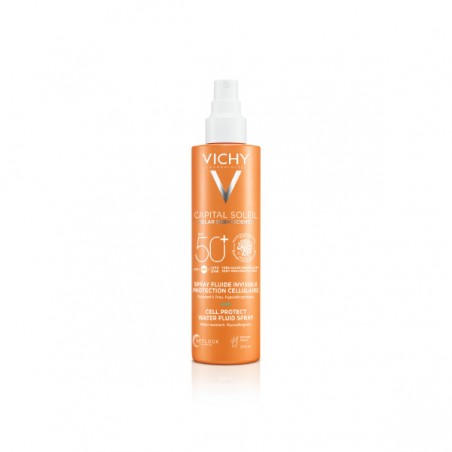 Comprar vichy capital soleil cell protect water fluid spray spf 50 200ml