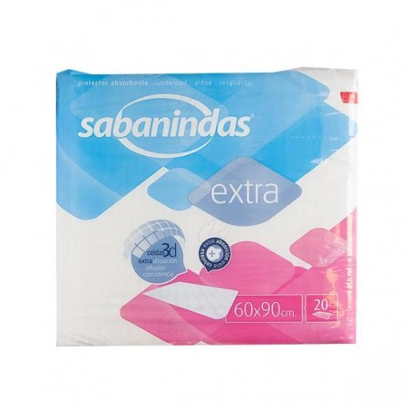 Comprar SABANINDAS EXTRA PROTECTOR DE CAMA 60 x 90 20 UDS al mejor precio en Farmacia4Estaciones, tu farmacia online Comprar SABANINDAS EXTRA PROTECTOR DE CAMA 60 x 90 20 UDS