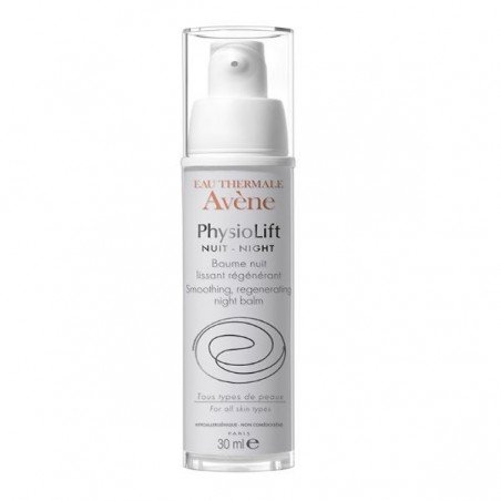 Comprar AVENE PHYSIOLIFT NOCHE BÁLSAMO ALISANTE REGENERADOR 30 ML al mejor precio en Farmacia4Estaciones, tu farmacia online Comprar AVENE PHYSIOLIFT NOCHE BÁLSAMO ALISANTE REGENERADOR 30 ML