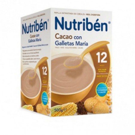 Comprar NUTRIBÉN CACAO CON GALLETAS MARÍA 500 G al mejor precio en Farmacia4Estaciones, tu farmacia online Comprar NUTRIBÉN CACAO CON GALLETAS MARÍA 500 G