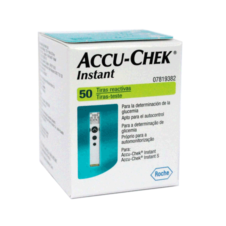 Medidor de glucosa en sangre ACU - Chek instant