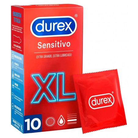 Comprar durex sensitivo xl preservativos 10 uds