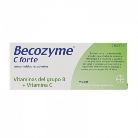 Comprar becozyme c forte 30 comprimidos recubiertos