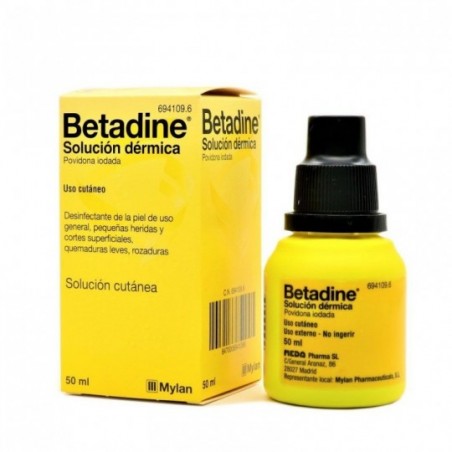 Comprar betadine 100 mg/ml solucion cutanea 1 frasco 50 ml