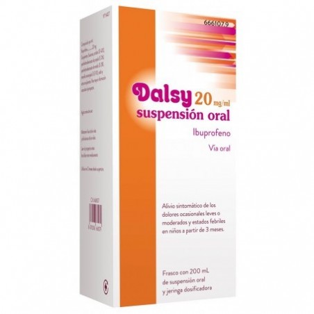 Comprar dalsy 20 mg/ml suspension oral 1 frasco 150 ml