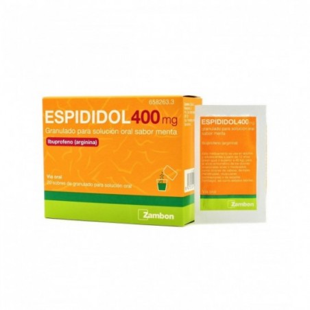 Comprar espididol 400 mg 20 sobres granulado para solucion oral (sabor menta)