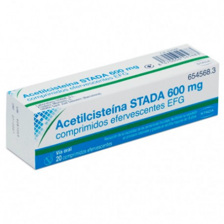 Comprar acetilcisteina stada efg 600 mg 20 comprimidos efervescentes (tubo)