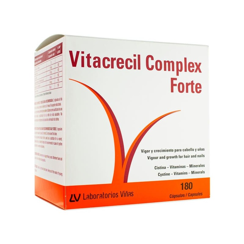 Vitacrecil Complex Forte 180 Cápsulas Nuevo Vitacrecil Complex Forte 180 Capsulas Precio | Compra Online a
