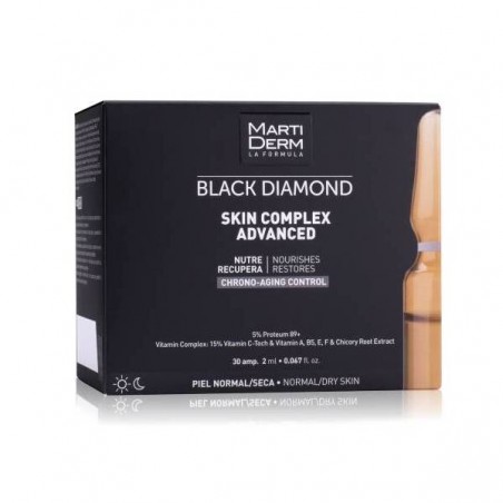 Comprar martiderm black diamond skin complex advance 30 ampollas formula nueva