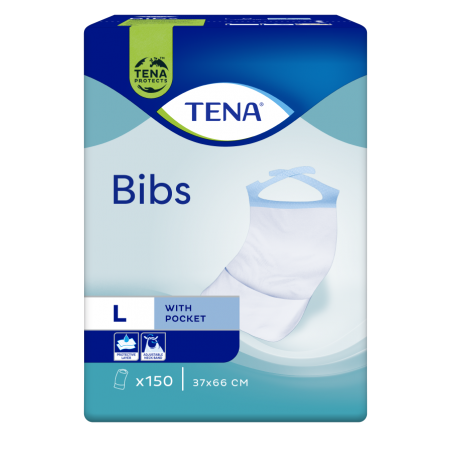 Comprar tena baberos desechables adultos talla m/l 150 unidades