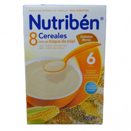 Comprar 8 cereales y miel fibra nutribén 300 g