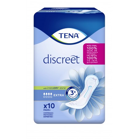 Comprar tena discreet extra 10 unidades