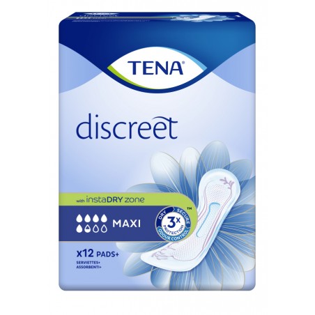 Comprar tena discreet maxi 12 unidades