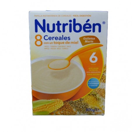 Comprar 8 cereales y miel frutos secos nutribén 300 g