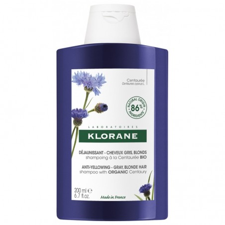 Comprar champú reflejos plateados a la centaurea klorane 200 ml