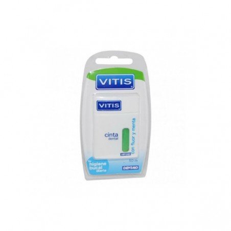 Comprar VITIS CINTA DENTAL CON FLÚOR Y MENTA 50 M 1 UD al mejor precio en Farmacia4Estaciones, tu farmacia online Comprar VITIS CINTA DENTAL CON FLÚOR Y MENTA 50 M 1 UD