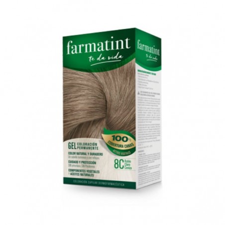Comprar FARMATINT 8C RUBIO CLARO CENIZA al mejor precio en Farmacia4Estaciones, tu farmacia online Comprar FARMATINT 8C RUBIO CLARO CENIZA