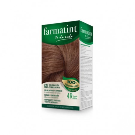 Comprar FARMATINT 4R CASTAÑO COBRIZO al mejor precio en Farmacia4Estaciones, tu farmacia online Comprar FARMATINT 4R CASTAÑO COBRIZO