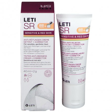 Comprar leti sr sensitive & red skin con color 40ml