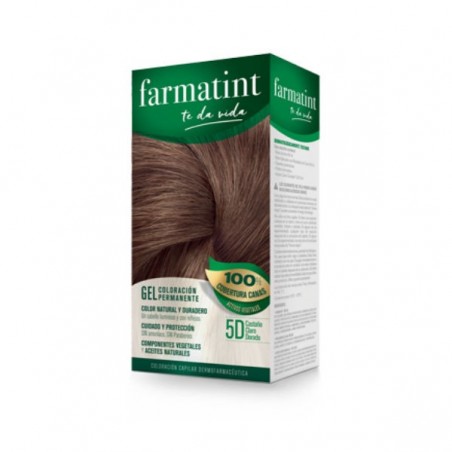Comprar FARMATINT 5D CASTAÑO CLARO DORADO al mejor precio en Farmacia4Estaciones, tu farmacia online Comprar FARMATINT 5D CASTAÑO CLARO DORADO