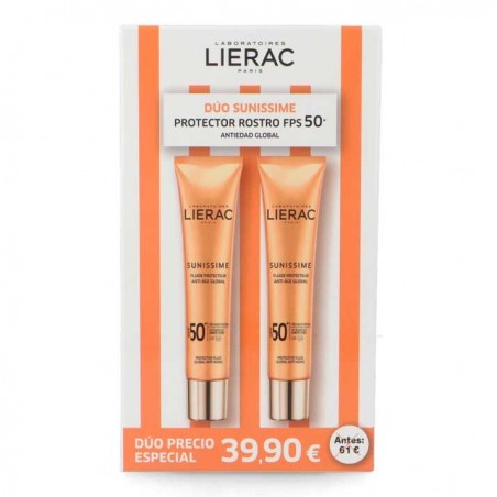 Comprar lierac duo sunissime fluido fps50+ rostro 2x40 ml