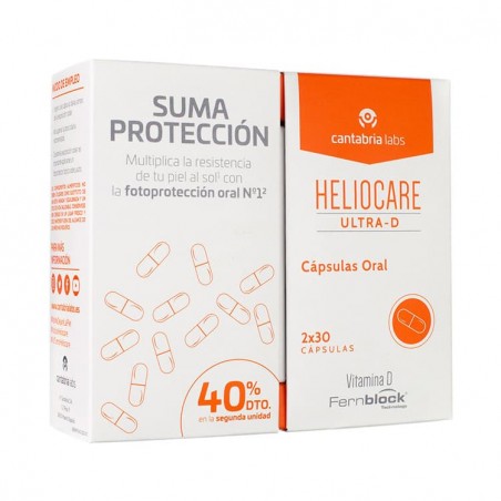 Comprar heliocare ultra-d 2 x 30 cápsulas orales