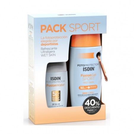 Comprar isdin pack sport fusion gel 100 ml + fusion water 50 ml