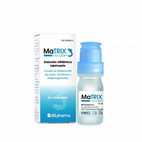 Comprar matrix ocular 3 gotas oftálmicas 10 ml