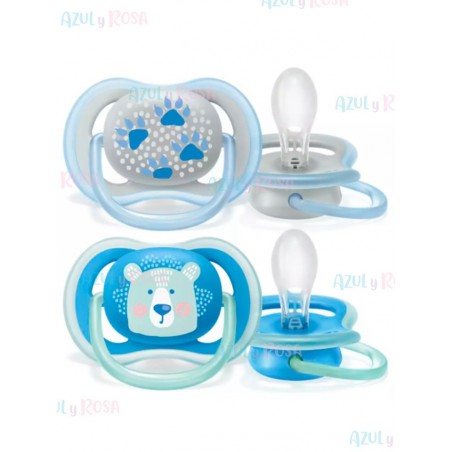 Comprar avent chupete ultra air 6-18m niño 2und scf085/03