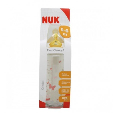 Comprar BIBERÓN CRISTAL LÁTEX 1 M 240 ML al mejor precio en Farmacia4Estaciones, tu farmacia online Comprar BIBERÓN CRISTAL LÁTEX 1 M 240 ML