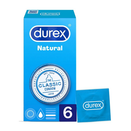 Comprar durex natural classic 6 uds