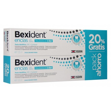 Comprar bexident encias pasta dentífrica uso diario pack 2x125 ml