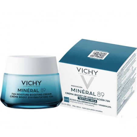 Comprar vichy crema boost mineral 89 textura rica 50 ml