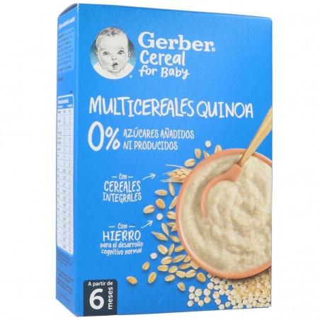 Comprar gerber multicereales quinoa +6m 270g caducidad 6/2024