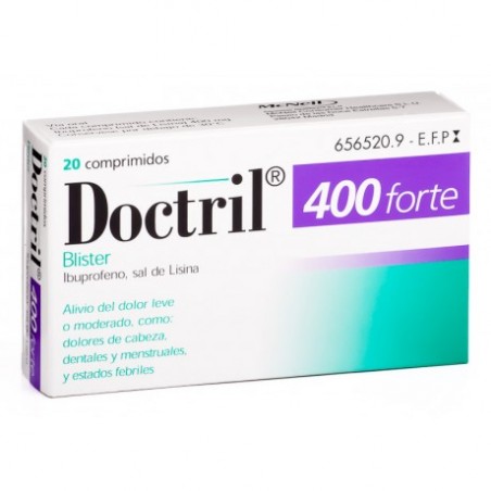 Comprar doctril forte 400 mg 20 comprimidos recubiertos