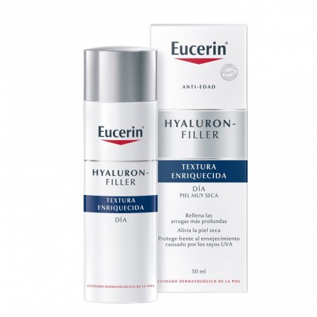Comprar eucerin hyaluron-filler textura enriquecida crema día piel muy seca 50 ml