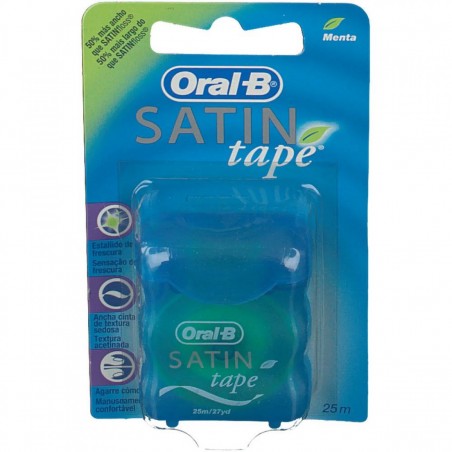 Comprar oral-b cera dental satin tape menta 25m