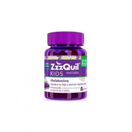Comprar zzzquil natura kids melatonina dosis baja +4 años 30 gominolas
