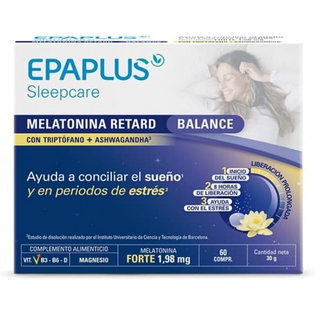 Comprar epaplus melatonina retard 1.98 mg 60 comp