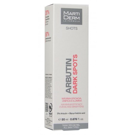 Comprar martiderm shots arbutin dark spots 20 ml