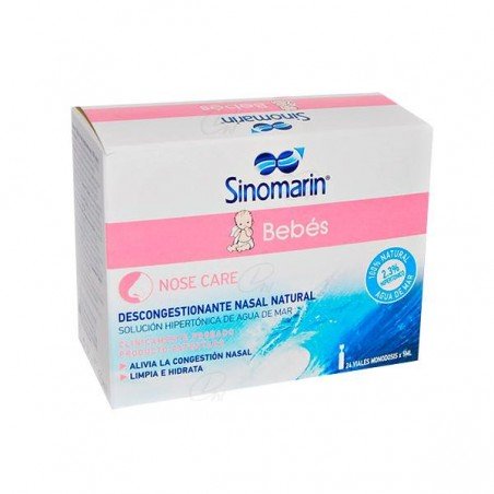 Comprar SINOMARIN BEBÉS LIMPIEZA NASAL 5 ML al mejor precio en Farmacia4Estaciones, tu farmacia online Comprar SINOMARIN BEBÉS LIMPIEZA NASAL 5 ML