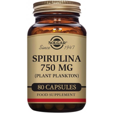 Comprar espirulina vegetarian 750 mg. 80 cap.