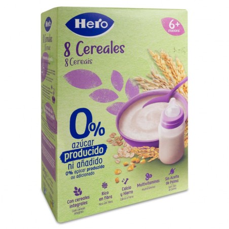 Comprar hero baby papilla 8 cereales 340g